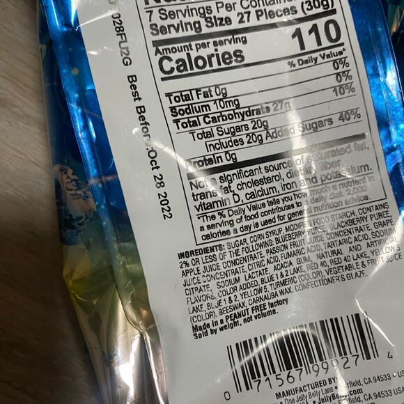 Jelly Belly Disney Star Wars Darth Vader Jelly Beans 7.5 oz Gift Bag Bundle Of 2 - Picture 3 of 3